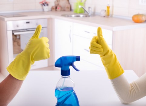 Professional office cleaning service in Ealing reception area