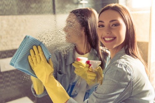 Professional team clearing a flat in Ealing